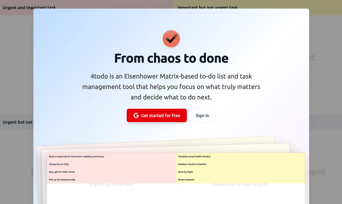 4todo screenshot