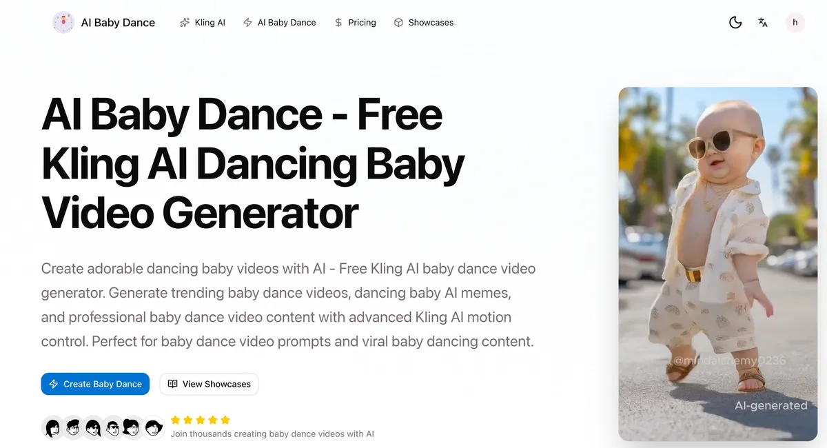 AI Baby Dance screenshot