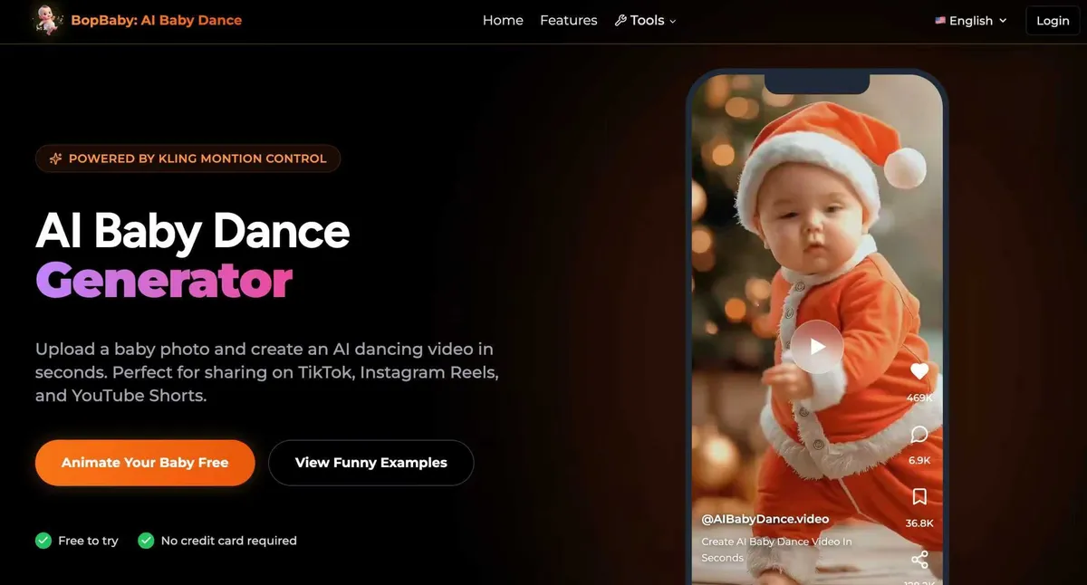 AI Baby Dance Generator screenshot
