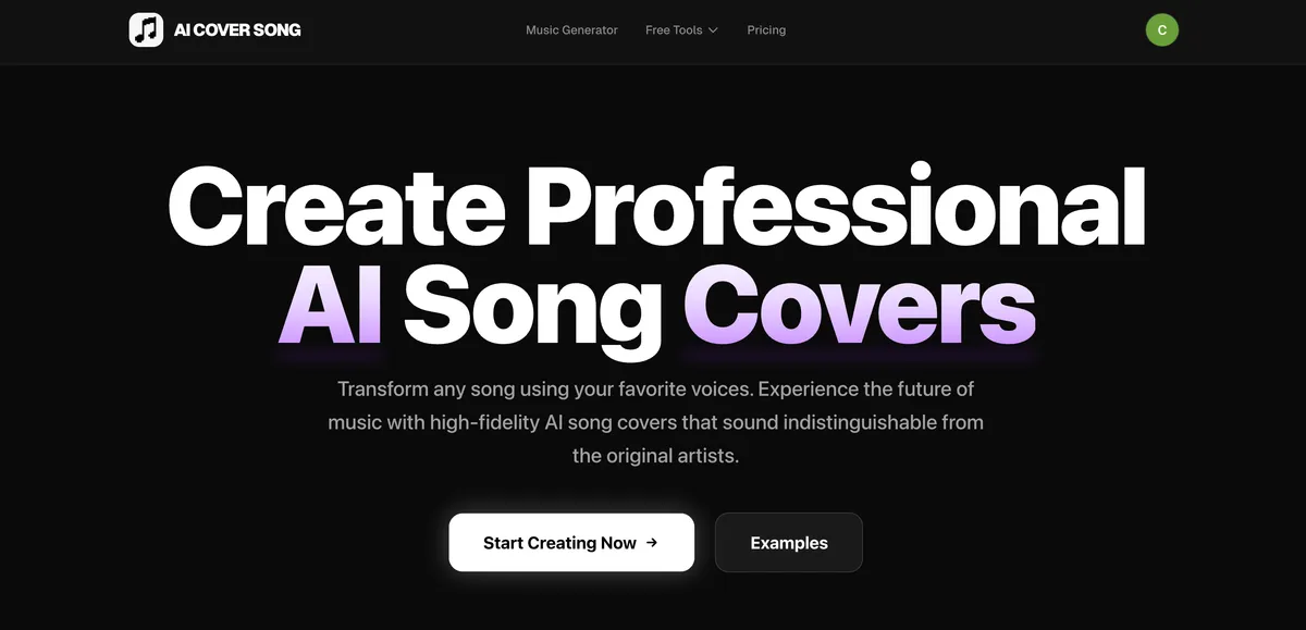 AI Cover Song screenshot