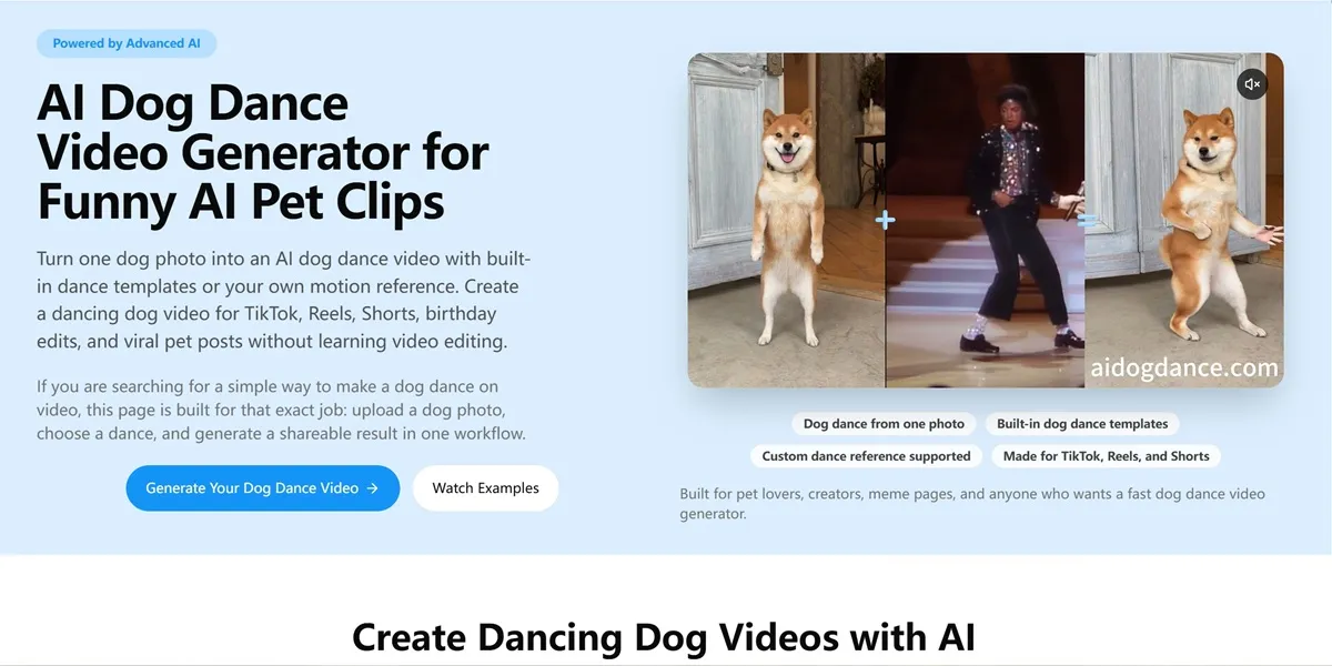 AI Dog Dance screenshot