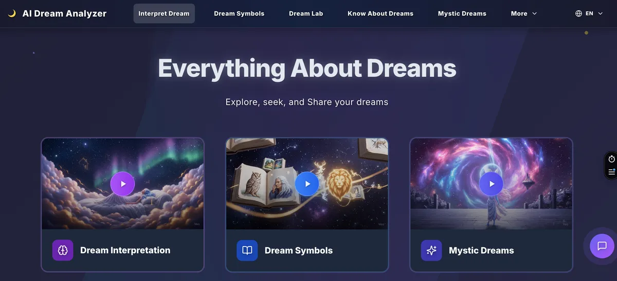 AI Dream Analyzer screenshot