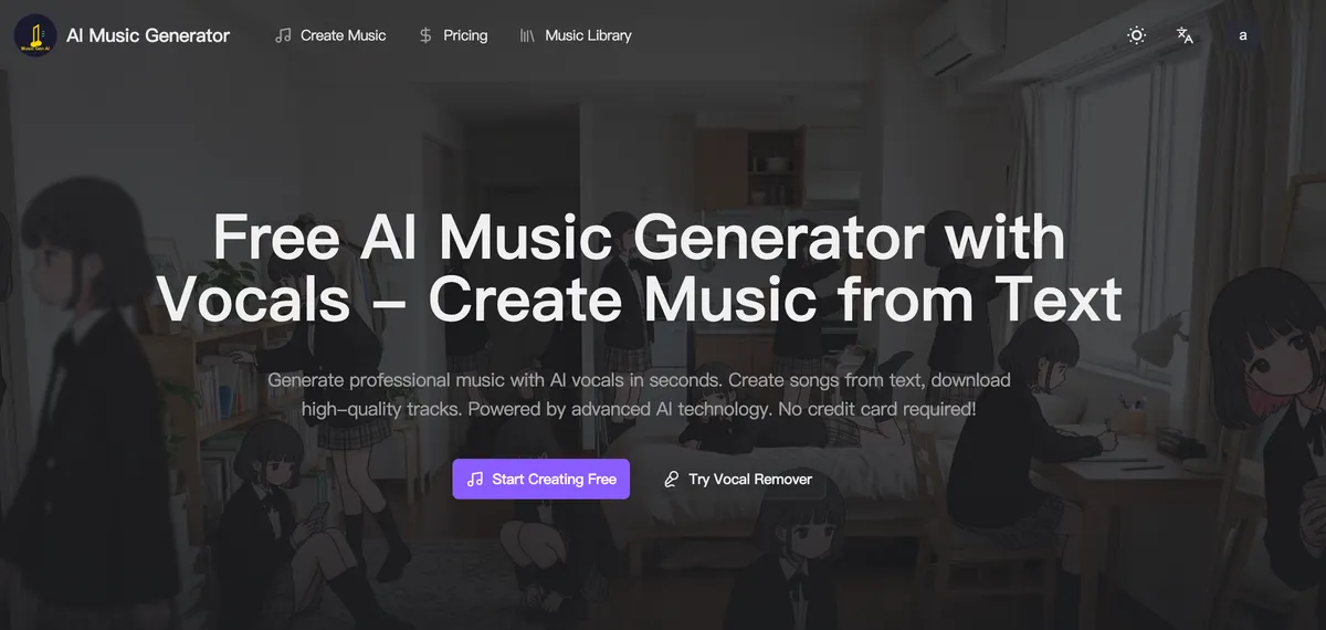 AI Music Generator screenshot