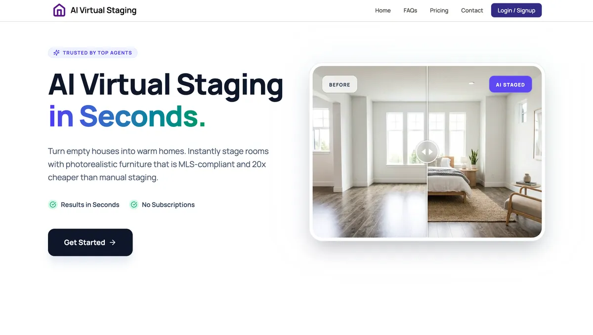 AI Virtual Staging screenshot