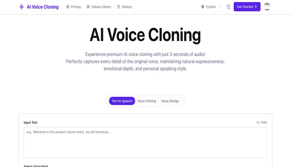 AI Voice Cloning screenshot