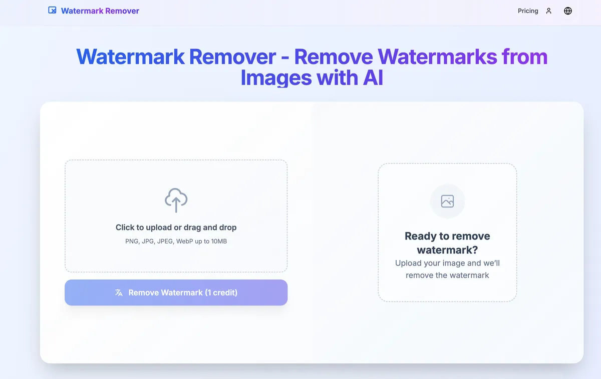 AI Watermark Remover screenshot