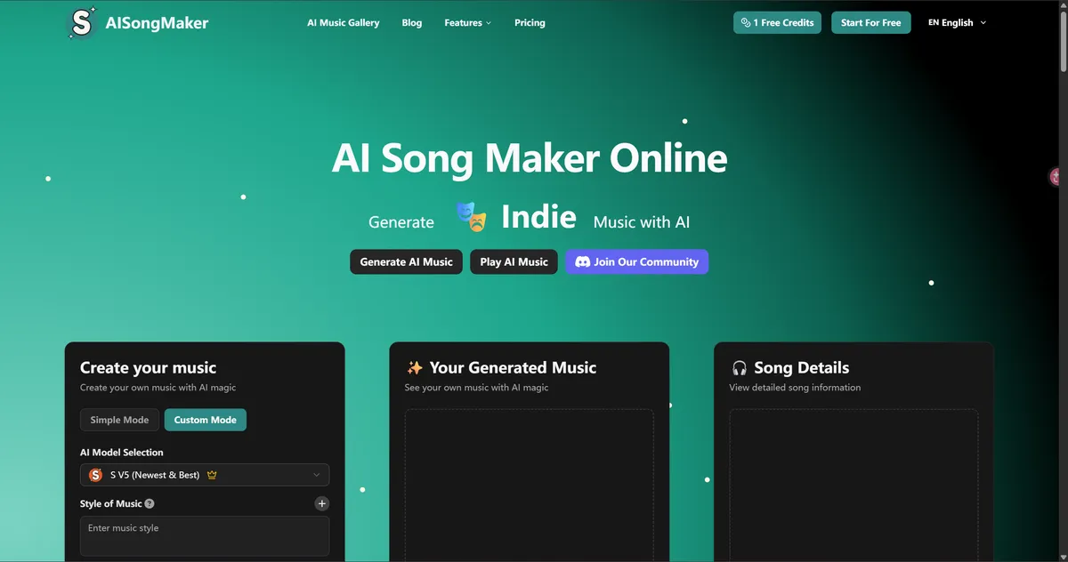 AISongMaker screenshot