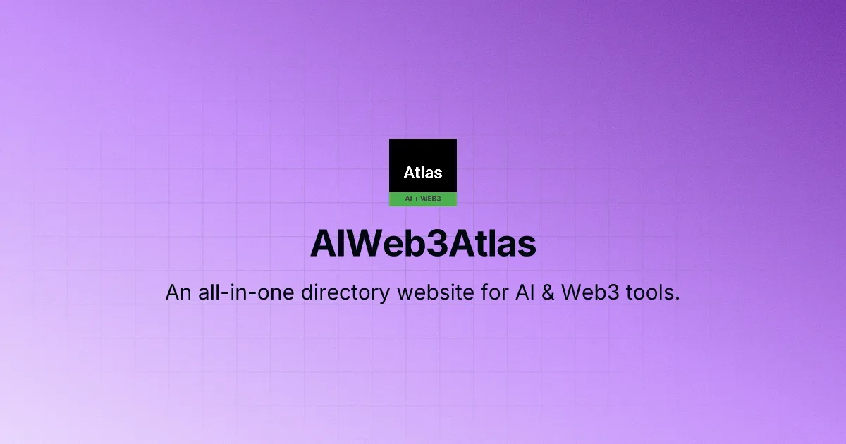 AIweb3Atlas screenshot