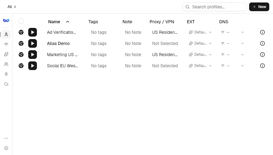 Alias Browser screenshot