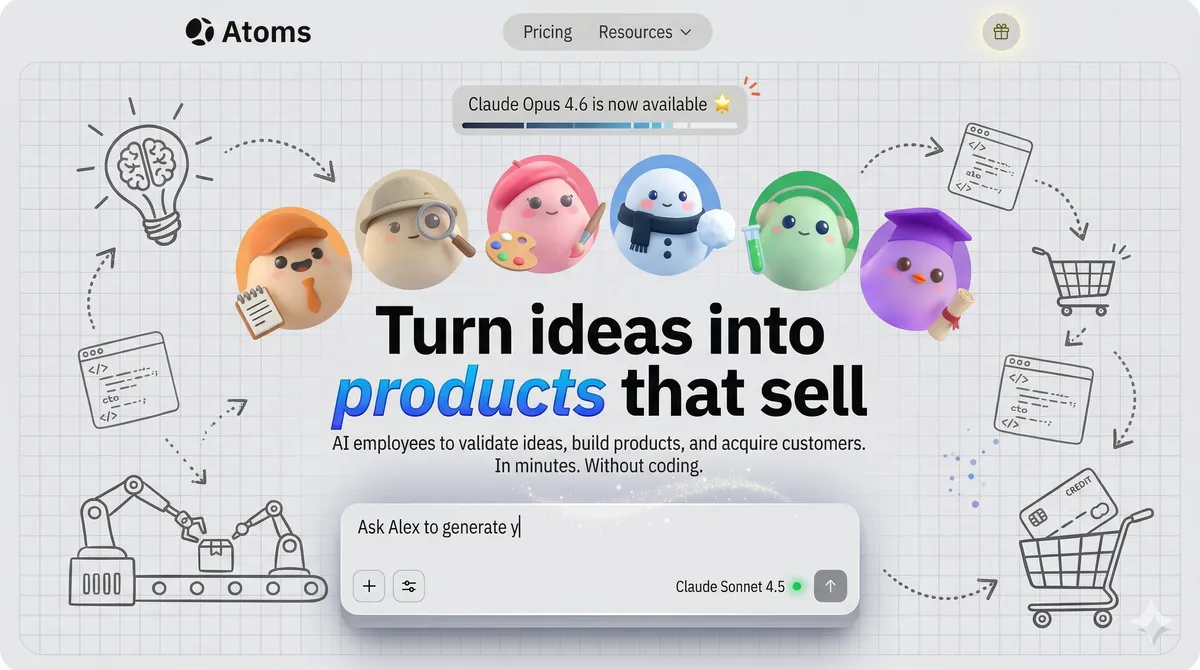 Atoms AI screenshot