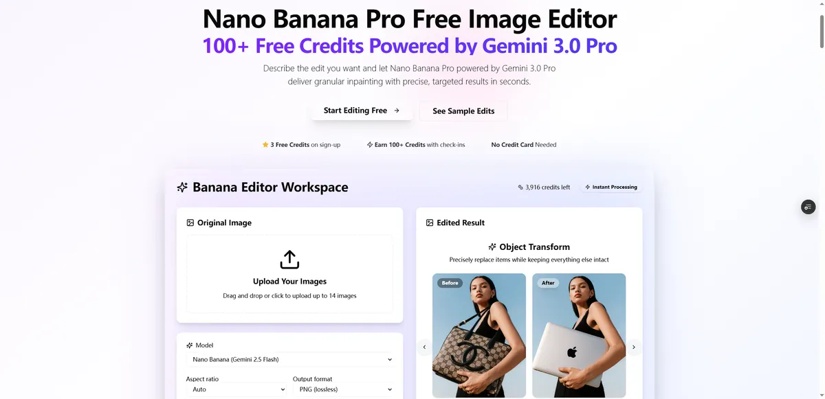 Banana Editor screenshot