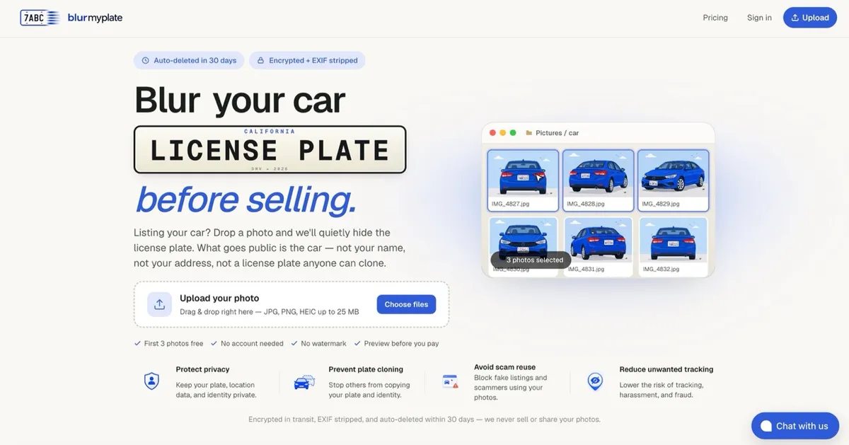 blurmyplate screenshot