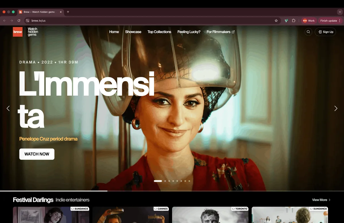 Brew TV screenshot