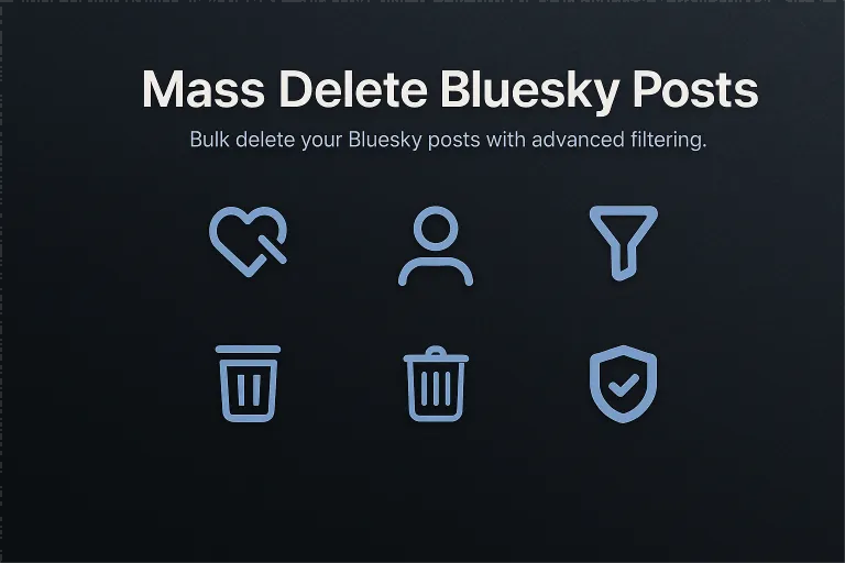 BskyDelete screenshot