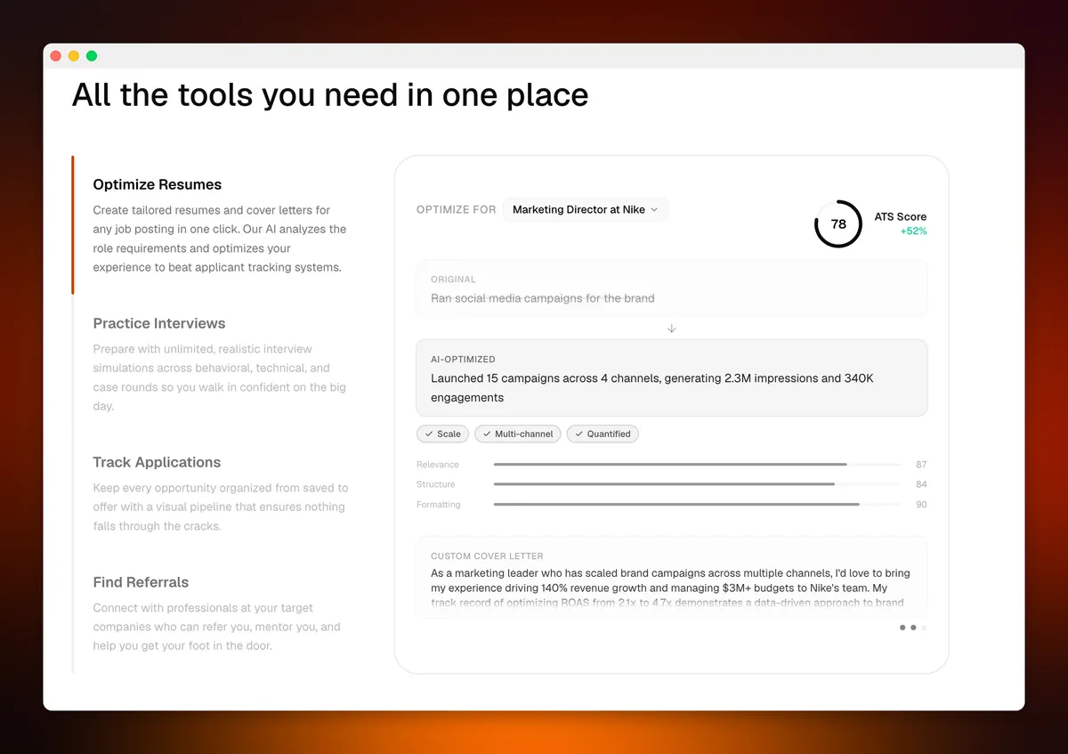 CareerMax screenshot