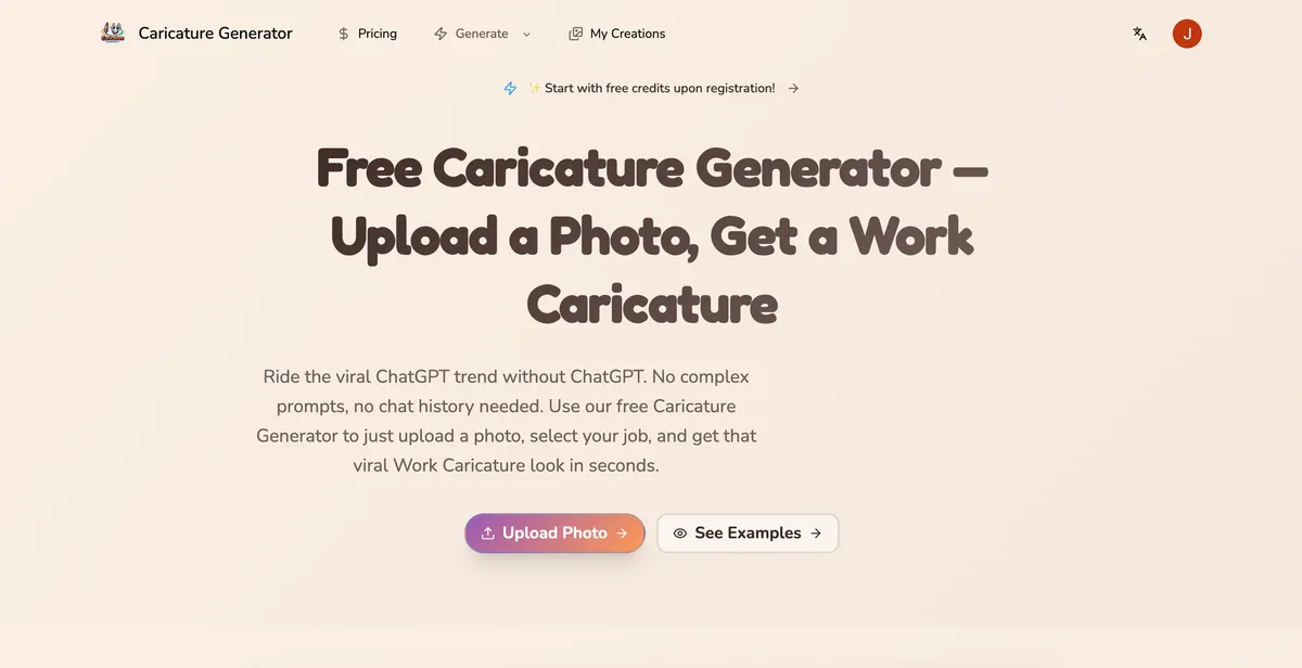 Caricature Generator screenshot