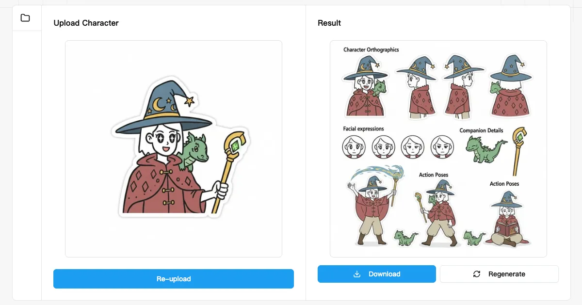 Character Generator screenshot