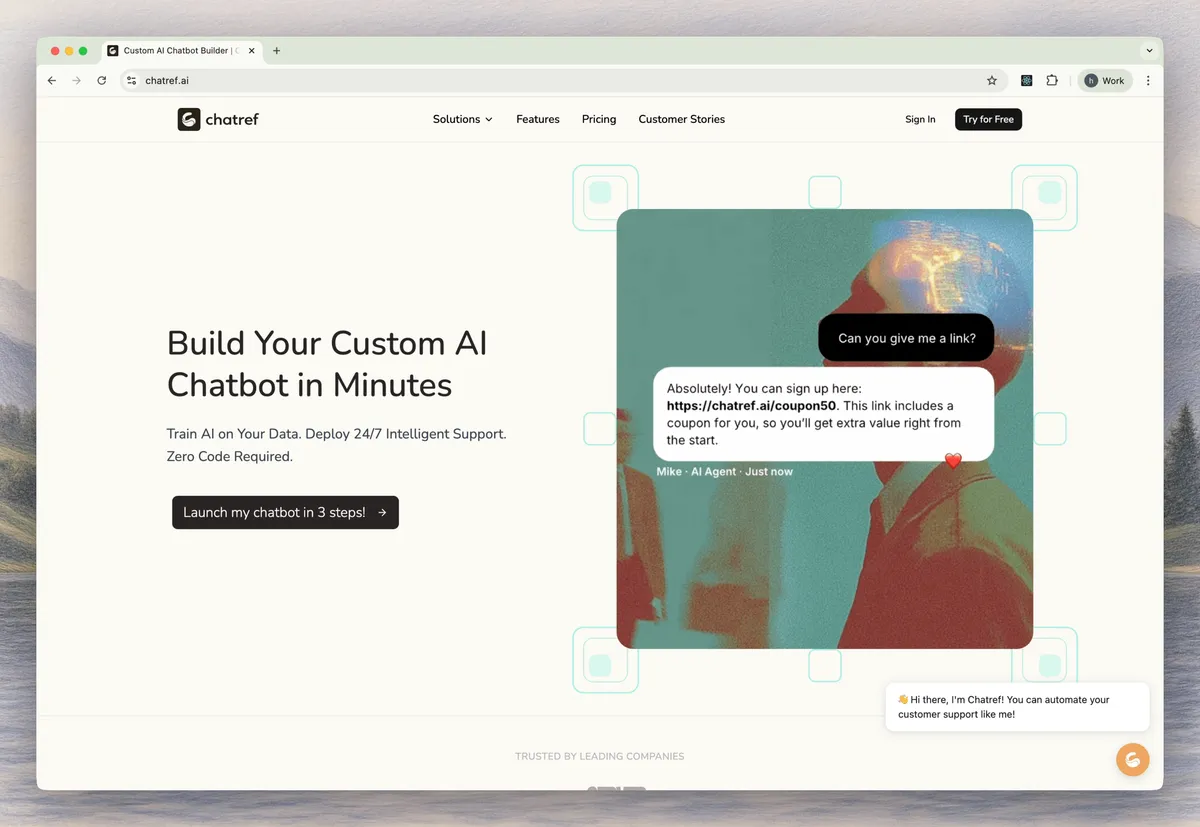 Chatref screenshot