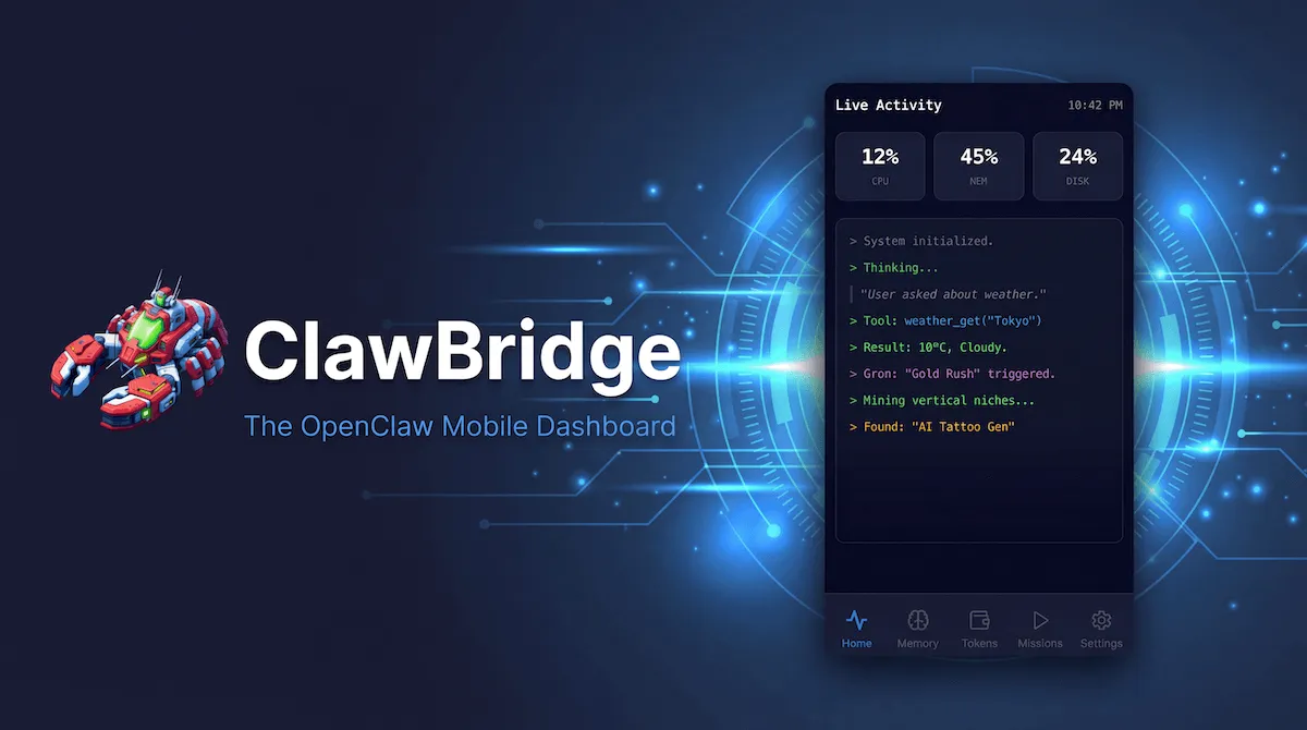 ClawBridge screenshot