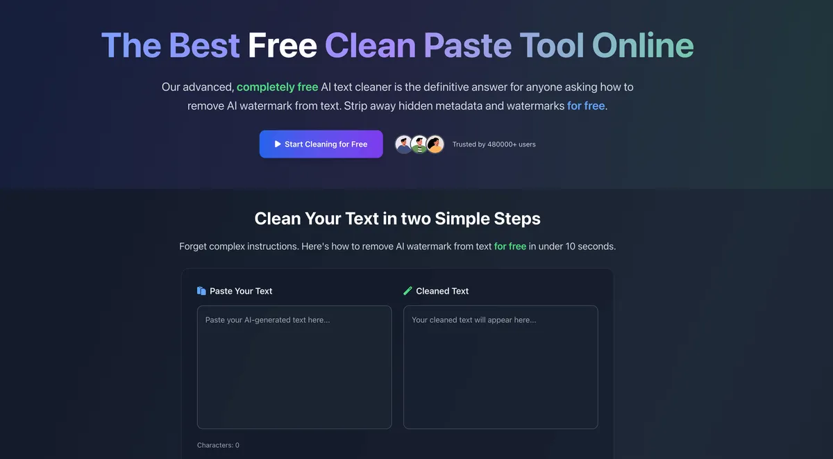 Clean Paste screenshot