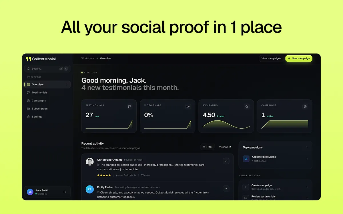 CollectMonial screenshot