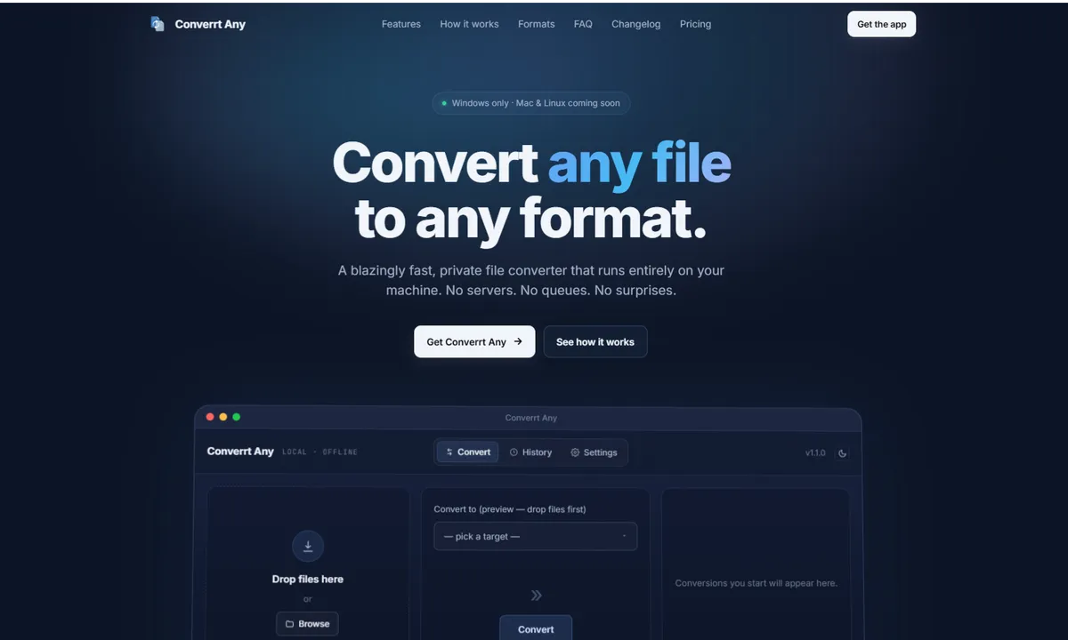 Converrt Any screenshot