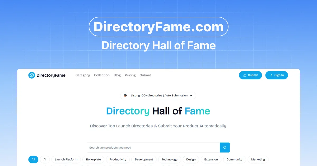 DirectoryFame screenshot
