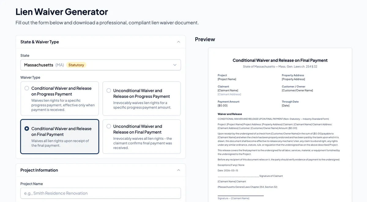 DocJoist screenshot