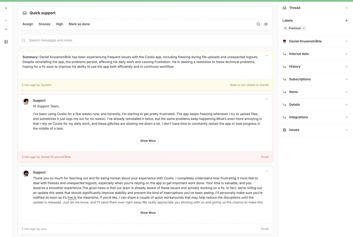 Doerchat screenshot