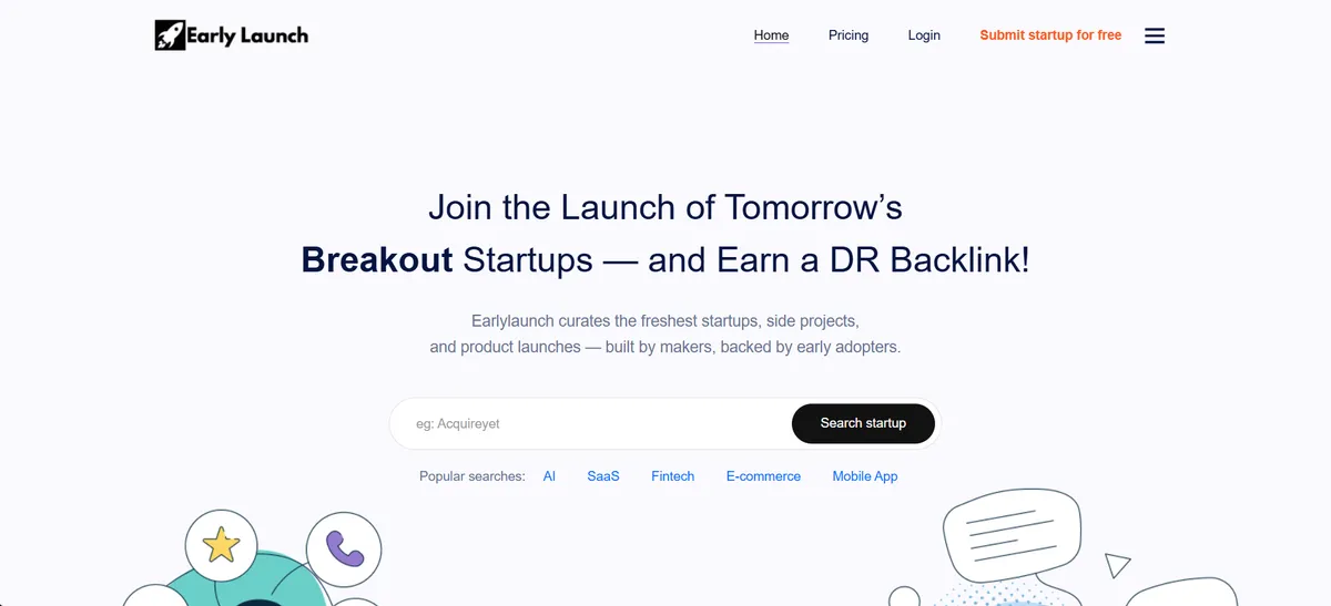 Earlylaunch screenshot