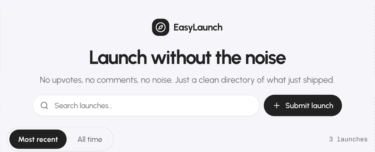 EasyLaunch screenshot
