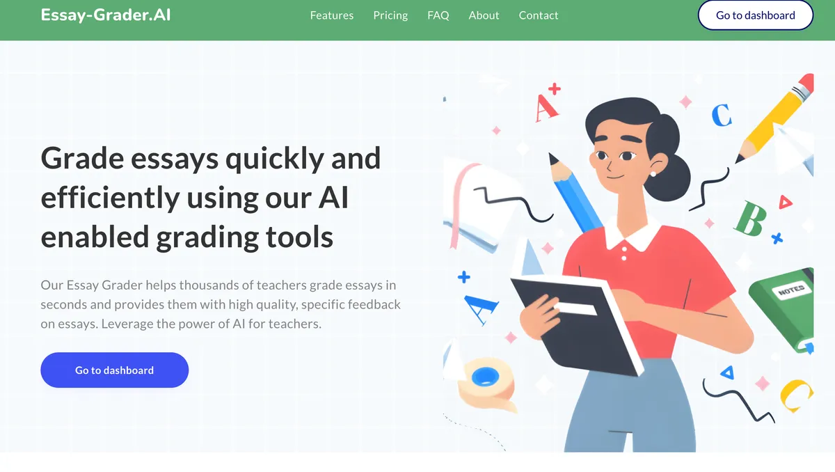Essay Grader screenshot