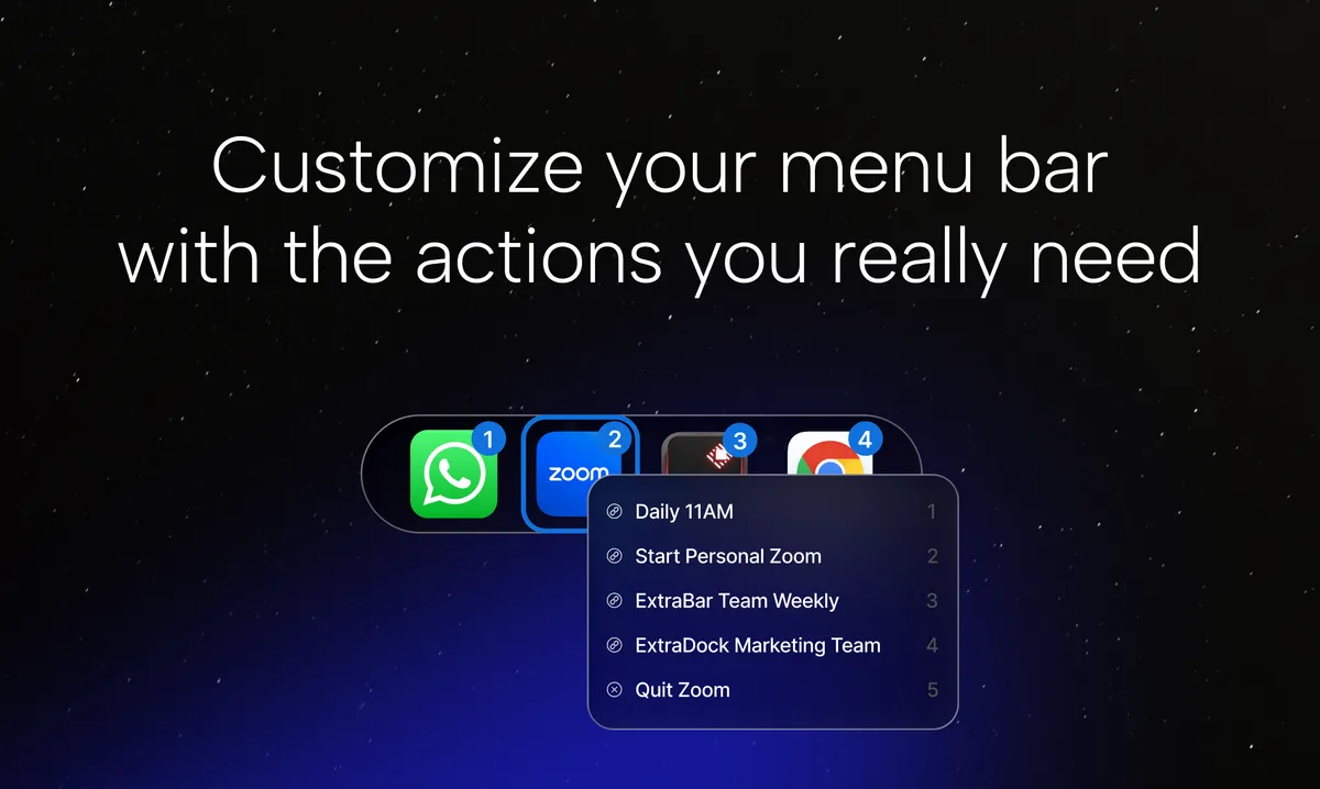 ExtraBar screenshot