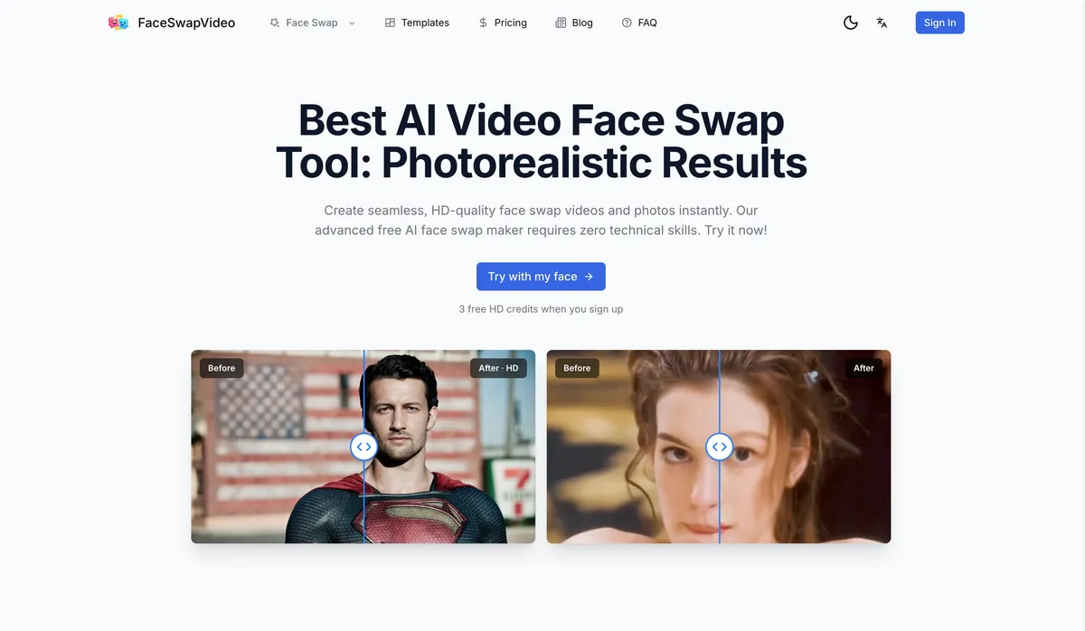 FaceSwapVideo screenshot