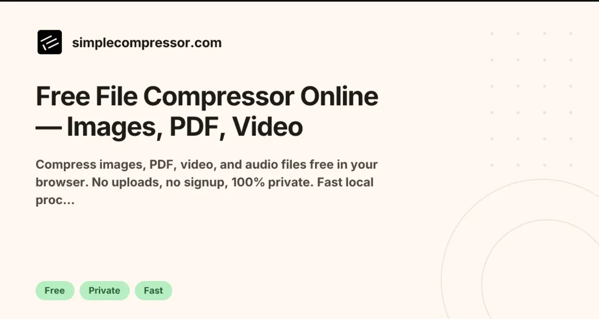 Fast And Secured File Compressor for Image, Pdf, Video, Audio, Photo Merger screenshot