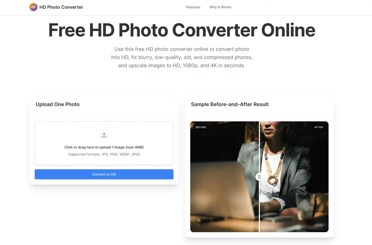 Free HD Photo Converter screenshot