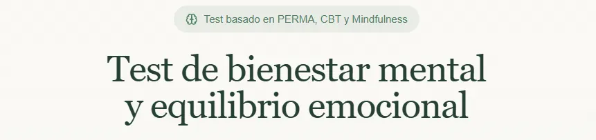 Free Wellness Test (Spanish) screenshot
