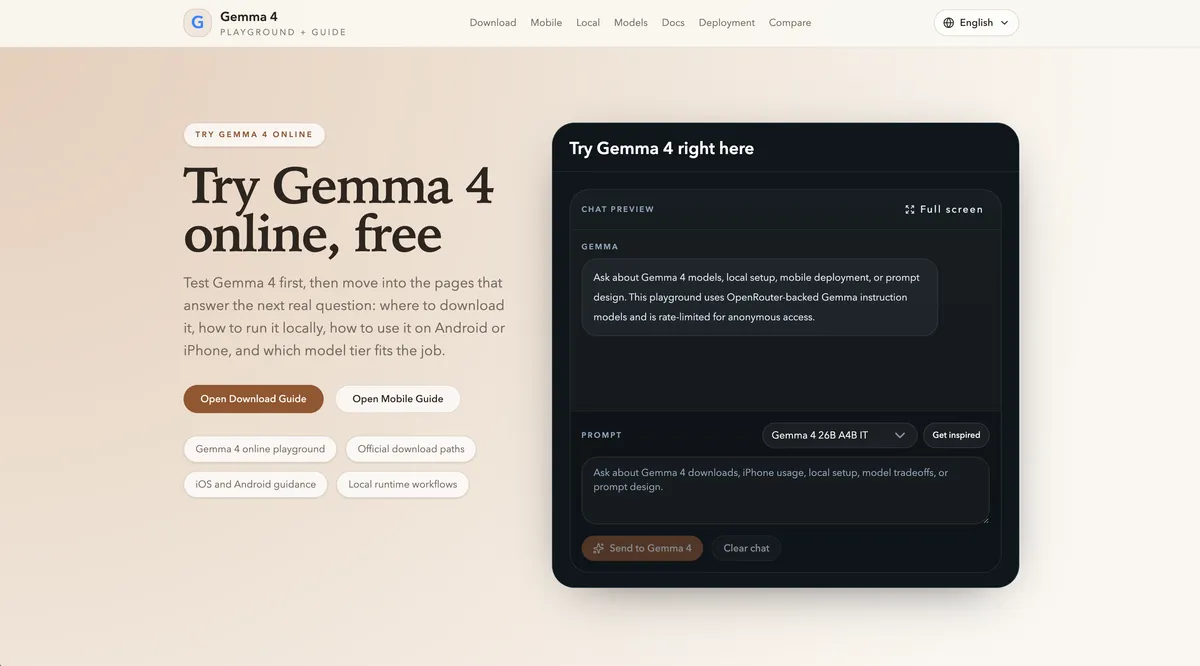 Gemma 4 screenshot