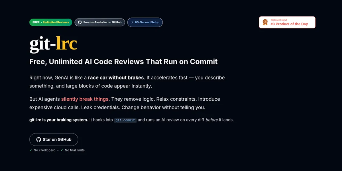 git-lrc screenshot
