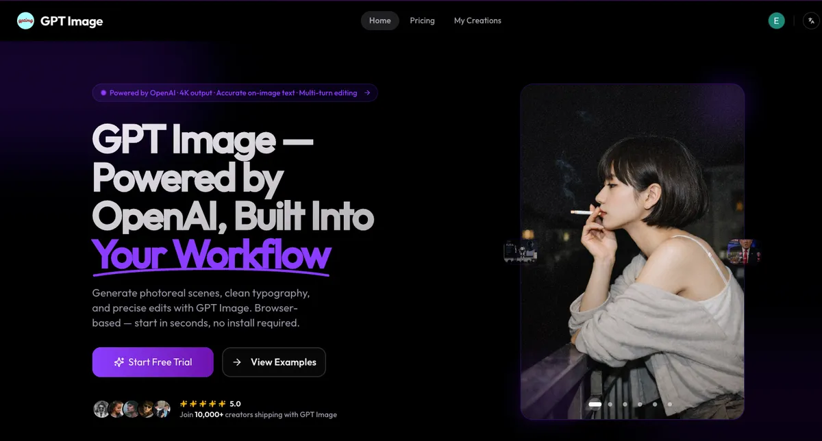 gpt  image screenshot