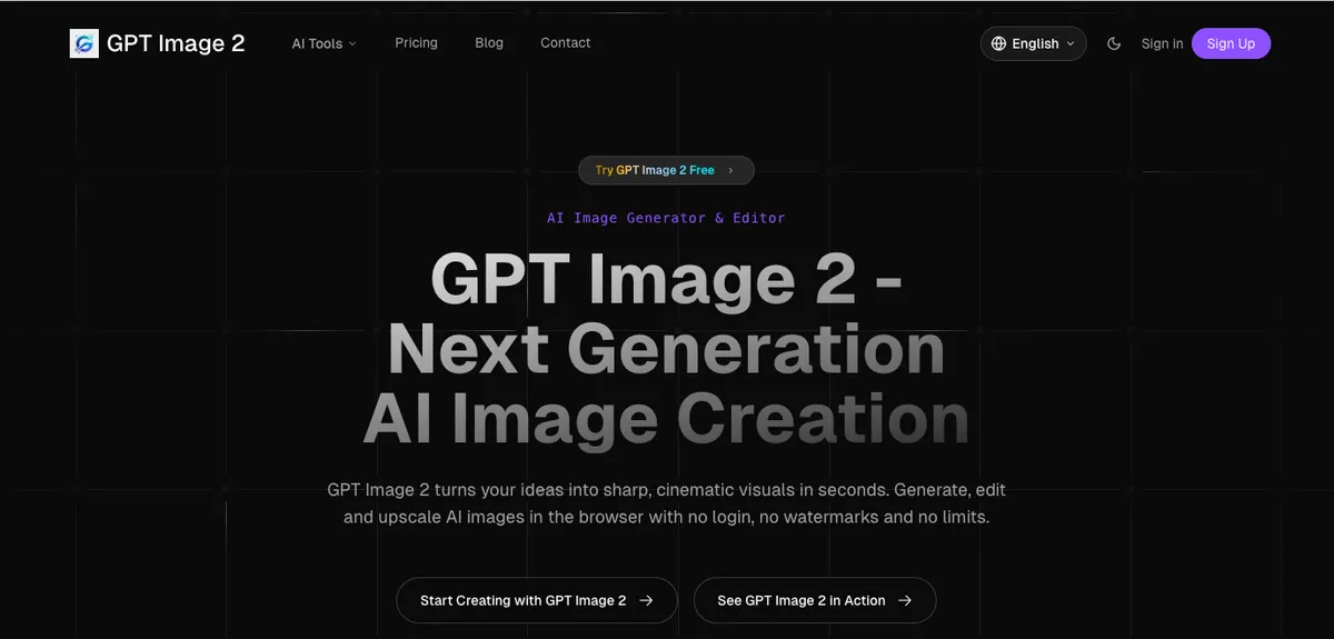 gptimage2.art screenshot