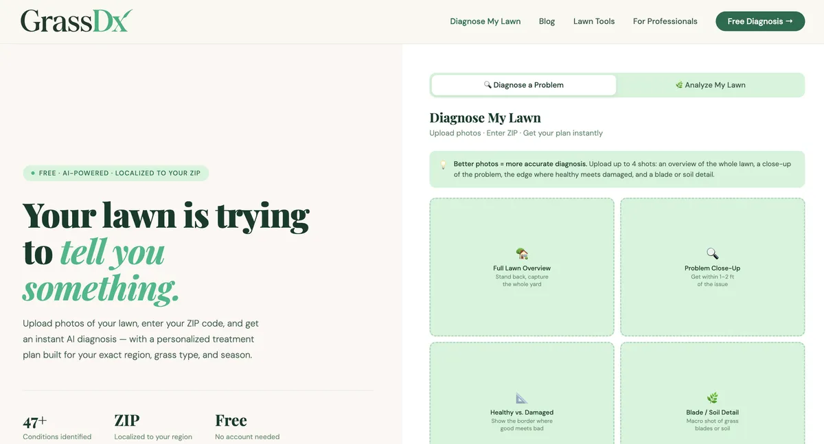 GrassDx.com screenshot