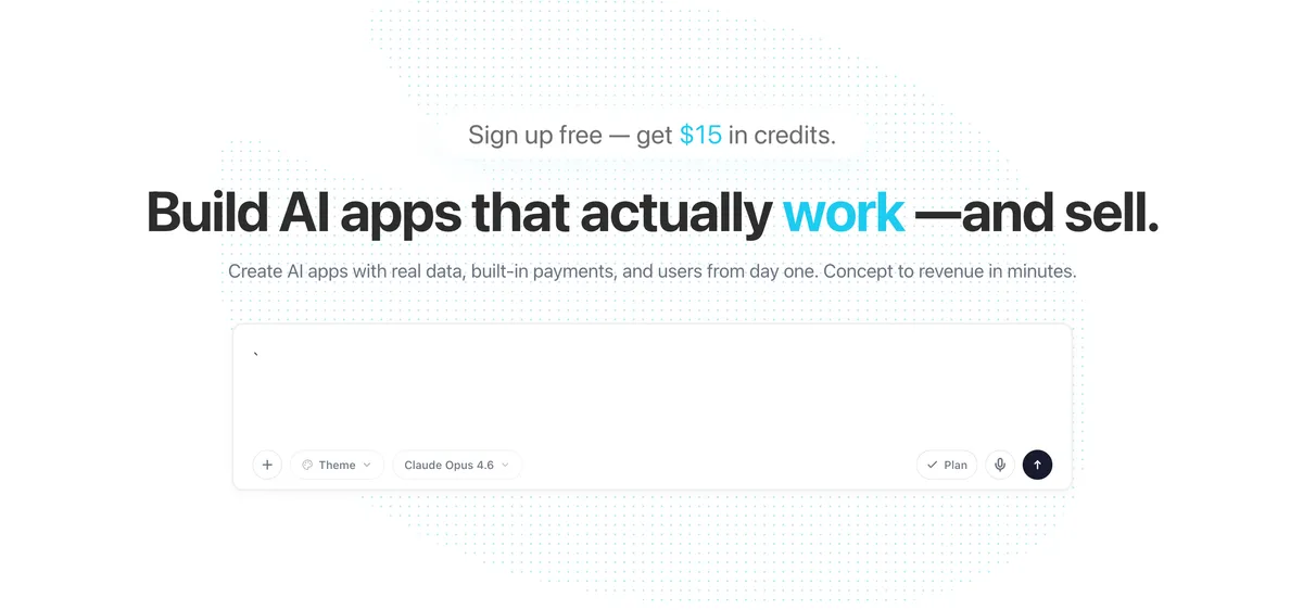 HappySeeds ai app builder screenshot
