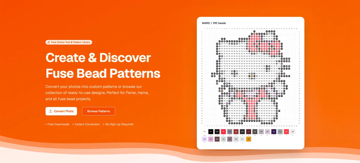 HeyBead - Discover and create fuse bead patterns. screenshot