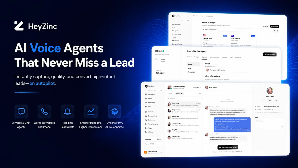 HeyZinc screenshot