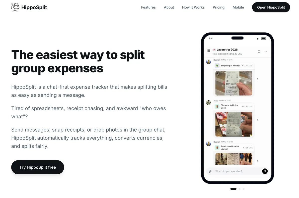 HippoSplit screenshot
