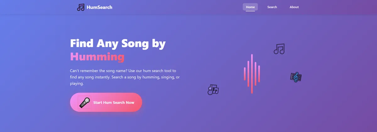 hum search screenshot