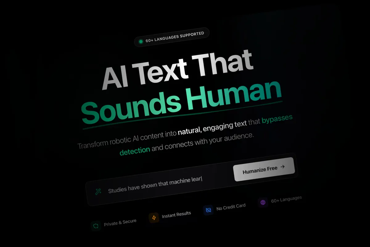Humanize.fast screenshot