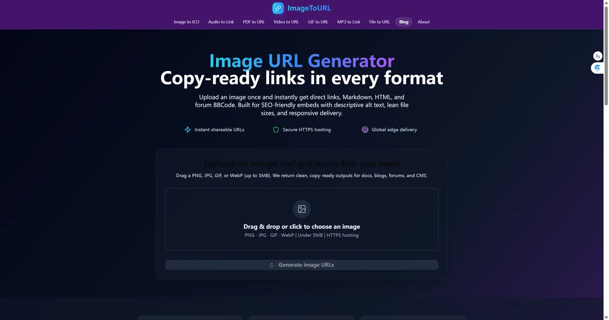 image to url screenshot