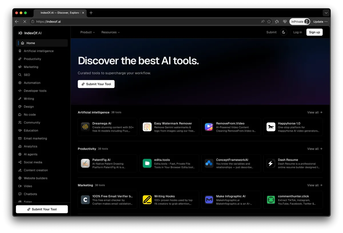 IndexOf.AI screenshot